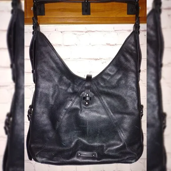 BCBG Maxazria leather hobo shoulder bag - Picture 2 of 16